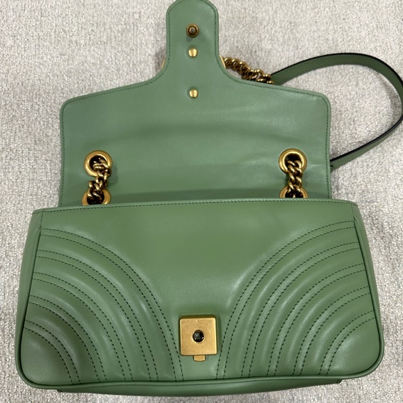 GG marmot shoulder bag small salamander - Picture 4 of 6